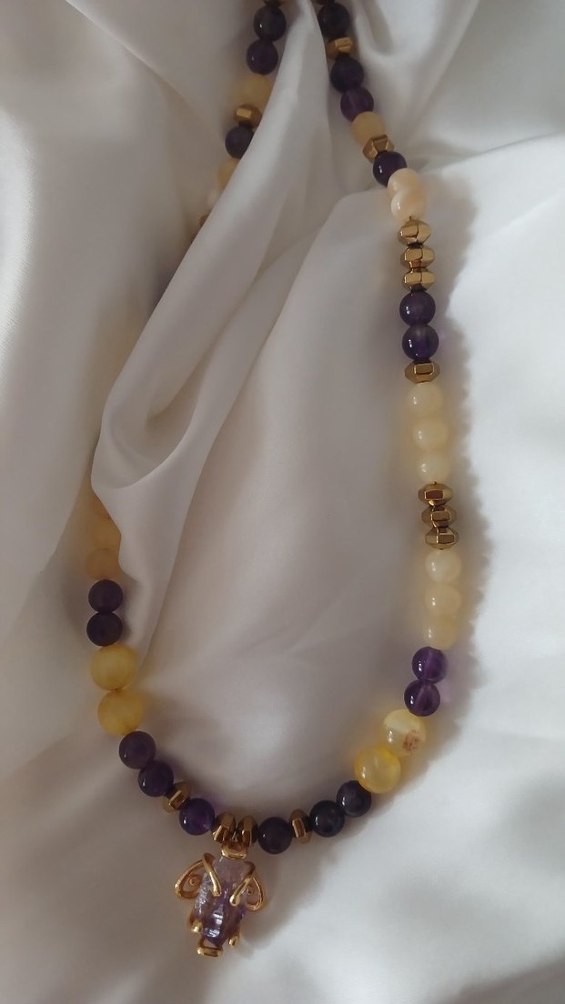 yellow kolye - Görsel 5