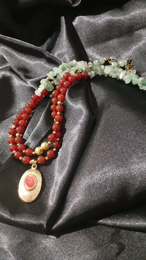 karnelyaakiktaşı bohem kolye - Görsel 4