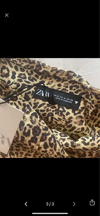 m Beden zara leoparlı şort etek