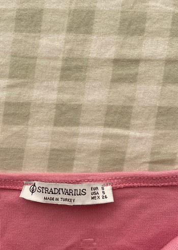 stradivarius straplez üst - Görsel 3