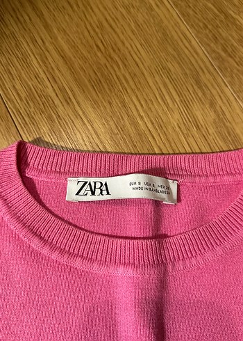 Zara Kız Çocuk Pembe Kolsuz Basic Yelek