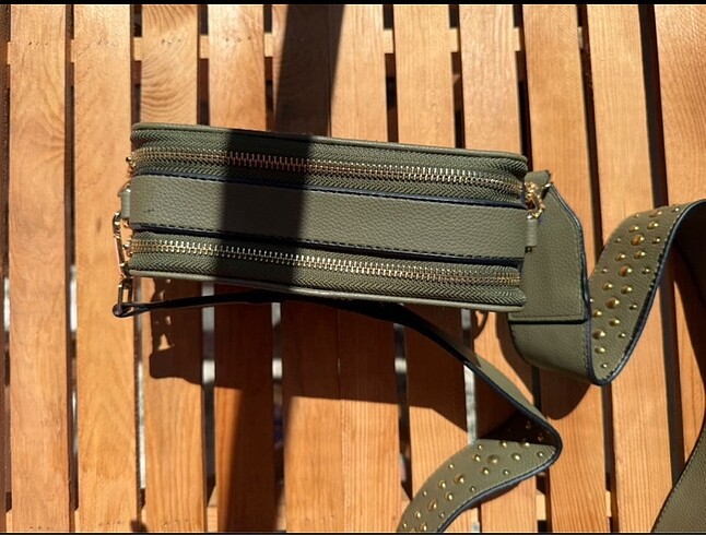 Greyder haki renk çanta - Görsel 4