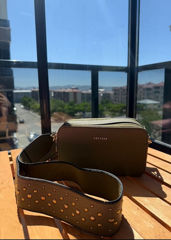 Greyder haki renk çanta - Görsel 2