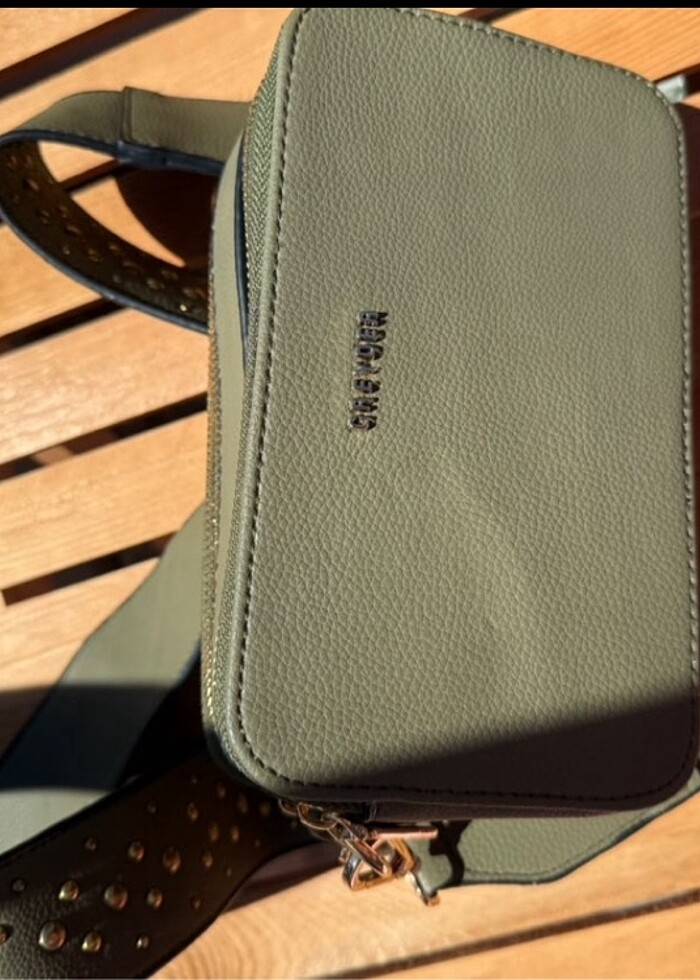 Greyder haki renk çanta - Görsel 5