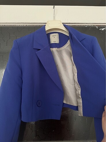 Quzu Crop blazer ceket