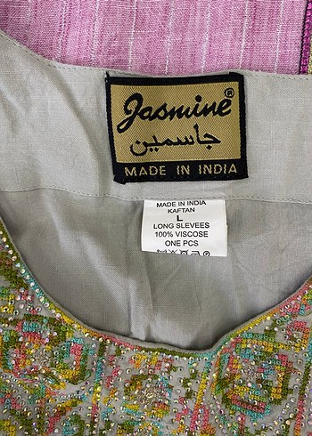 Bohem Çok Renkli Uzun Düğmeli Elbise - Görsel 5