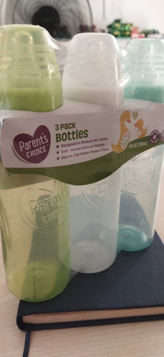 Pastel Renkli 3'lü Bebek Biberonu Seti - Görsel 2