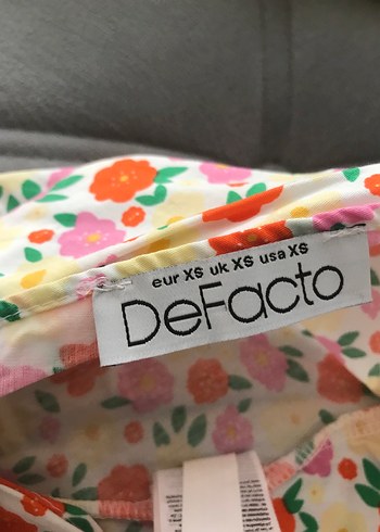 Defacto Çiçek Desenli Bohem Bluz