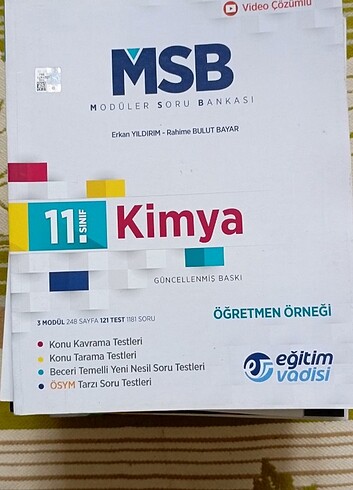 11. sınıf kimya Soru Bankası 