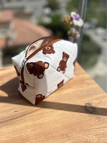 Beden Makyaj çantası aksesuar takı organizer ölçüleri 18-12-10cm