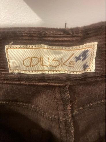 xs Beden Adil Işık xs kadife pantolon