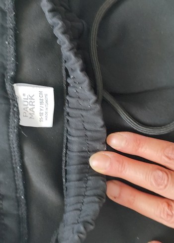 Siyah Fermuarlı Erkek çocuk Outdoor Eşofman Altı - Görsel 5