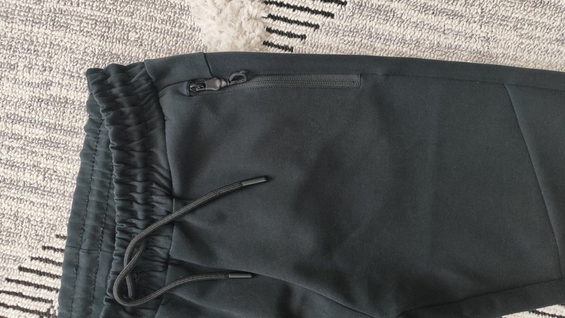 Siyah Fermuarlı Erkek çocuk Outdoor Eşofman Altı - Görsel 2