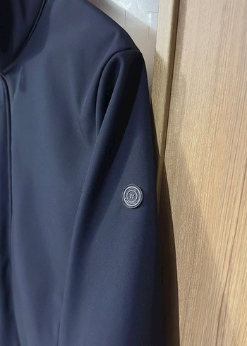 Avva Erkek lacivert fermuarlı softshel günlük ceket/mont - Görsel 2