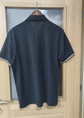 Lufian Erkek Siyah kısa Kollu Polo Tişört - Görsel 4