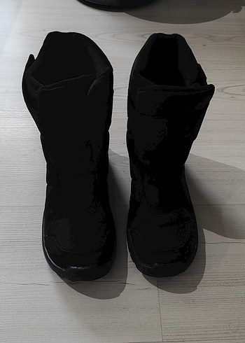 Decathlon Siyah Erkek Outdoor Botlar Velcro Bağlama - Görsel 3