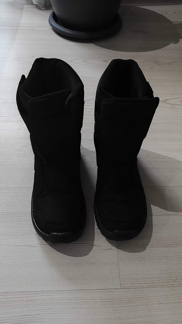 Decathlon Siyah Erkek Outdoor Botlar Velcro Bağlama - Görsel 3