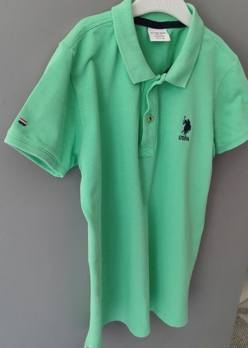 U.S. Polo Assn. Yeşil Kısa Kollu Polo Tişört - Görsel 2