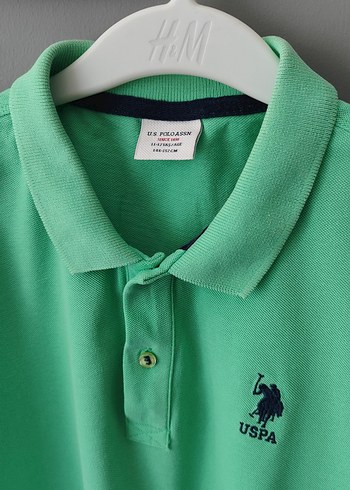 U.S. Polo Assn. Yeşil Kısa Kollu Polo Tişört - Görsel 3