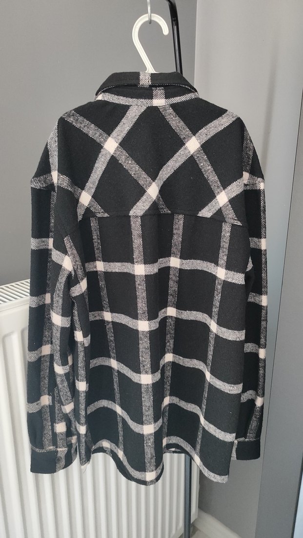 Siyah Kareli  oduncu Erkek Çocuk Gömlek - Görsel 4