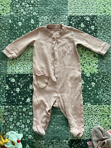 Civil bebe patikli çıtçıtlı tulum