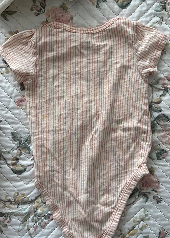 Çok Renkli Bebek Kısa Kollu Düğmeli Body - Görsel 8