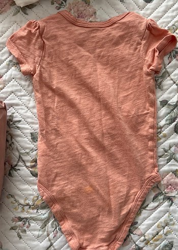 Çok Renkli Bebek Kısa Kollu Düğmeli Body - Görsel 12