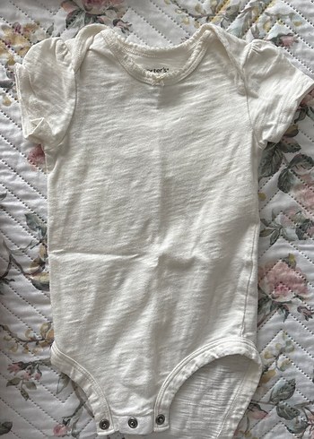 Çok Renkli Bebek Kısa Kollu Düğmeli Body - Görsel 4