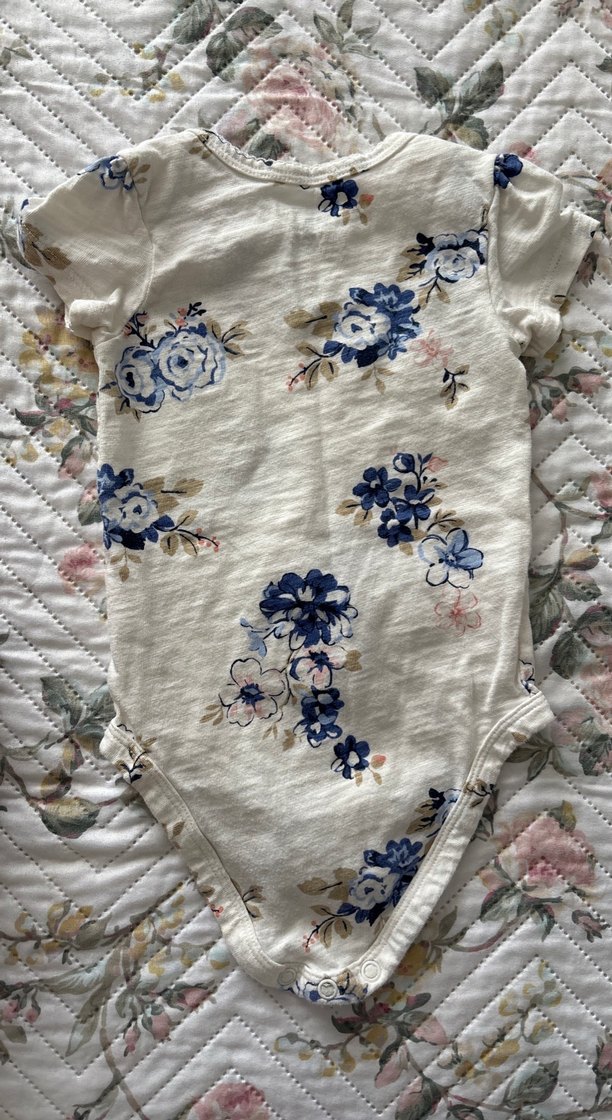 Çok Renkli Bebek Kısa Kollu Düğmeli Body - Görsel 3