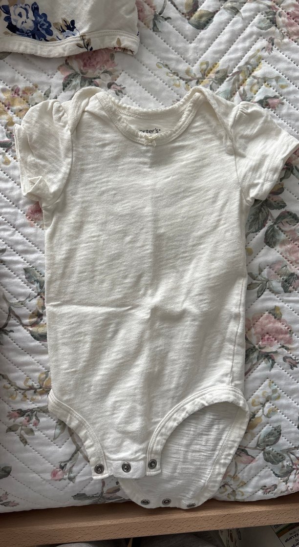 Çok Renkli Bebek Kısa Kollu Düğmeli Body - Görsel 4