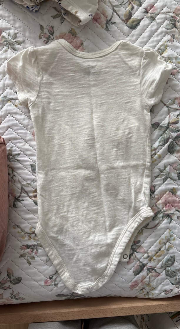 Çok Renkli Bebek Kısa Kollu Düğmeli Body - Görsel 5