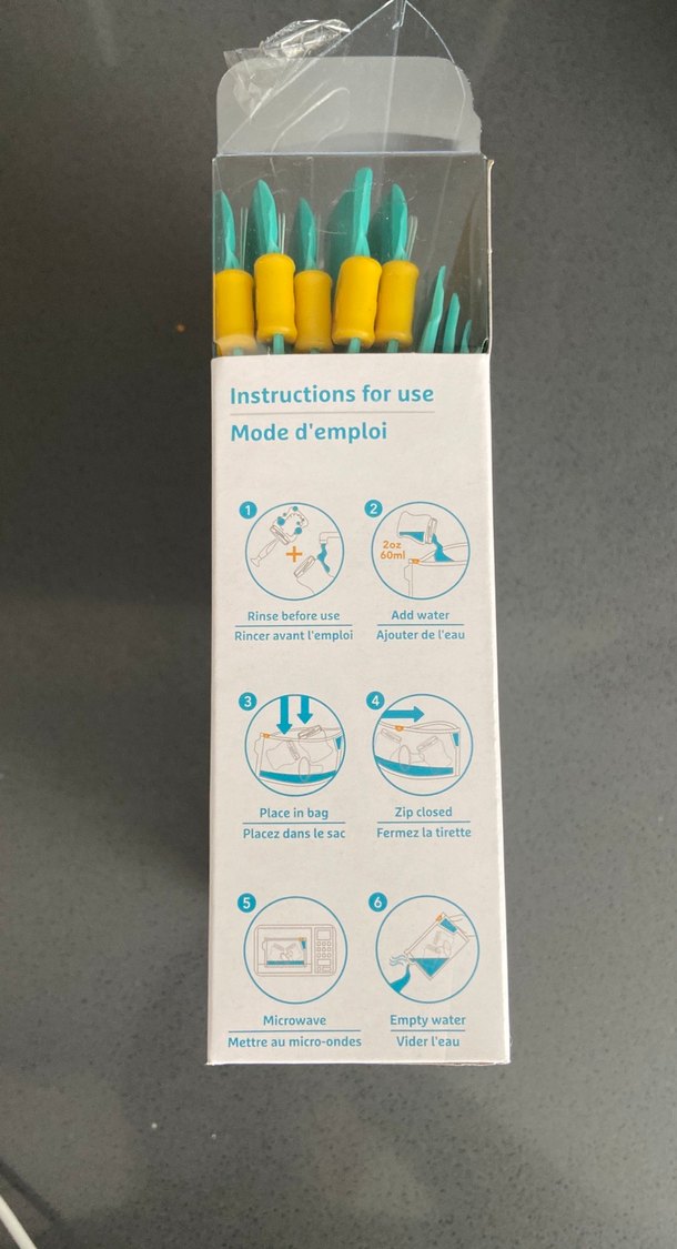 Munchkin Mikrodalga Sterilizasyon Çantası 6'lı Turkuaz - Görsel 2