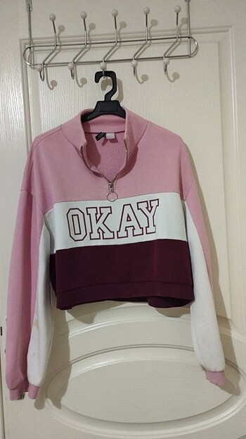 m Beden çeşitli Renk HM crop sweatshirt