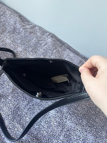  Beden Stradivarius siyah sepet çanta
