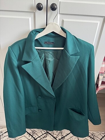 Yeşil blazer ceket 46 beden - Görsel 4