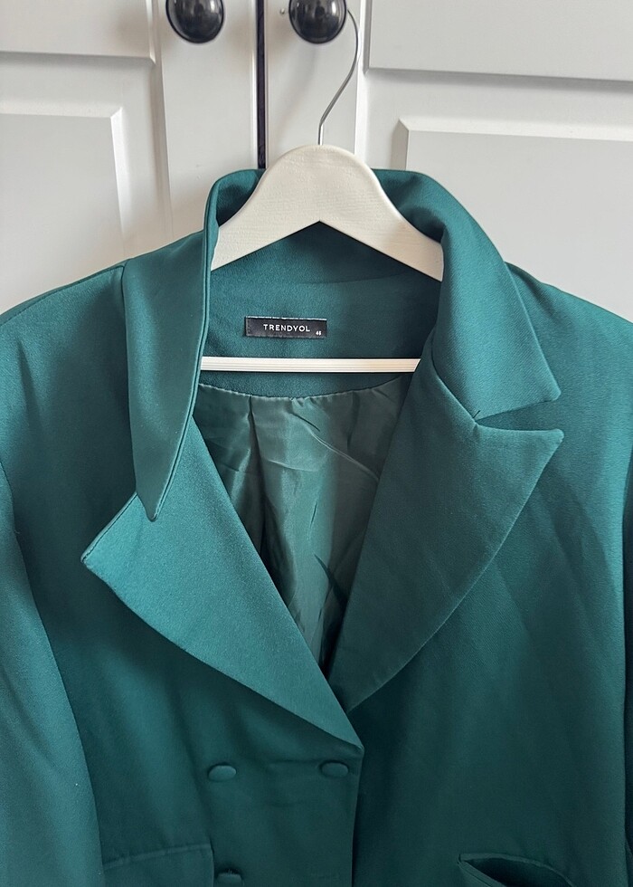 Yeşil blazer ceket 46 beden - Görsel 2