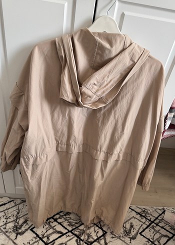 Bej Kadın yazlık ceket trençkot - Görsel 4