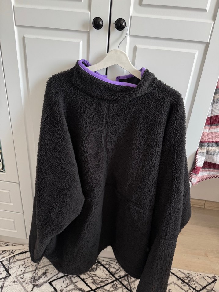 Nike Kadın Mor Fermuarlı Sweatshirt - Görsel 4