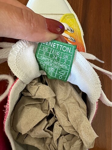 34 Beden çeşitli Renk Benetton kız cocuk 34 no