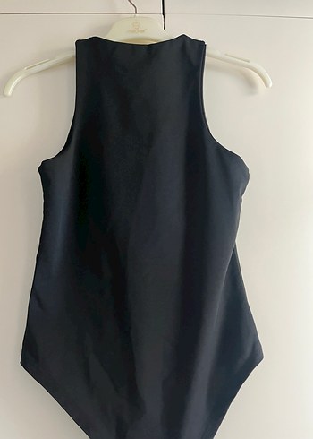 Trendyol & Milla Siyah Yüksek Yakalı Hemşirelik Bodysuit