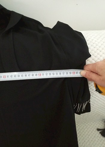 Uzun Siyah Nakışlı Bohem Kadın Abiye ferace - Görsel 6