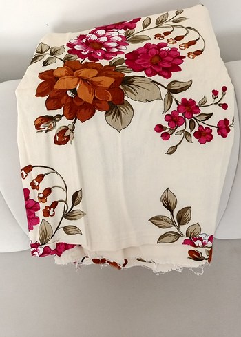 Bordo Çiçek Desenli Yatak yüzü - Görsel 3