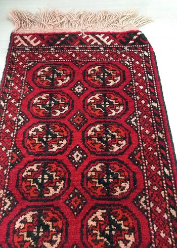 Koyu Kırmızı Desenli Geleneksel Halı - Görsel 3