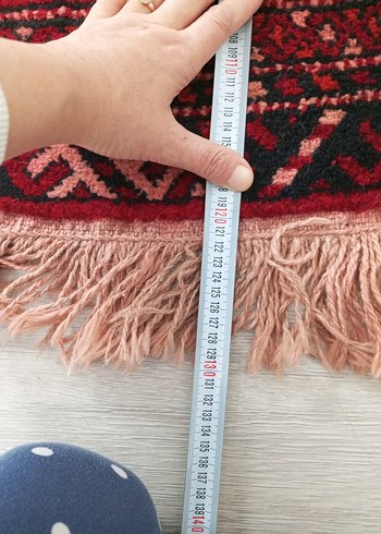 Koyu Kırmızı Desenli Geleneksel Halı - Görsel 7