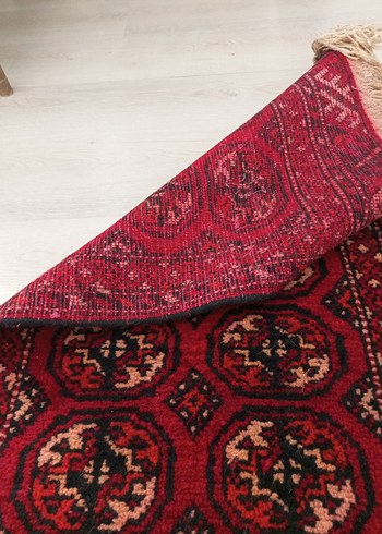 Koyu Kırmızı Desenli Geleneksel Halı - Görsel 8