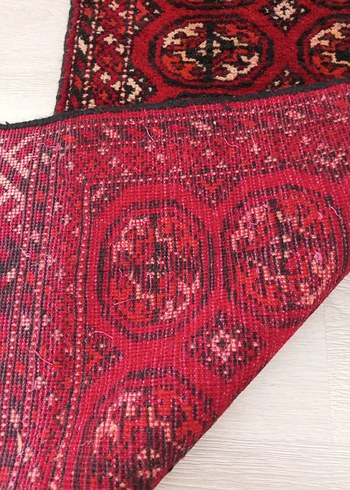 Koyu Kırmızı Desenli Geleneksel Halı - Görsel 4