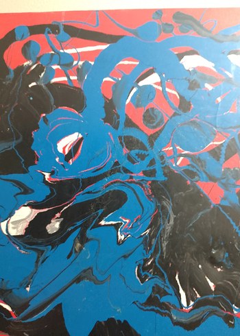 Çok Renkli Soyut Tablo - Görsel 2