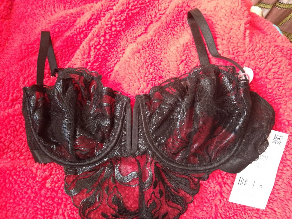 Nakışlı Siyah Mini Goth iç çamaşırı sütyen bodysuit - Görsel 2