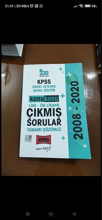 KPSS ÇIKMIŞ SORULAR KİTABI