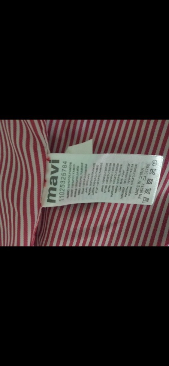 Düğmeli Uzun  kırmızı Kadın Yağmurluk - Görsel 4